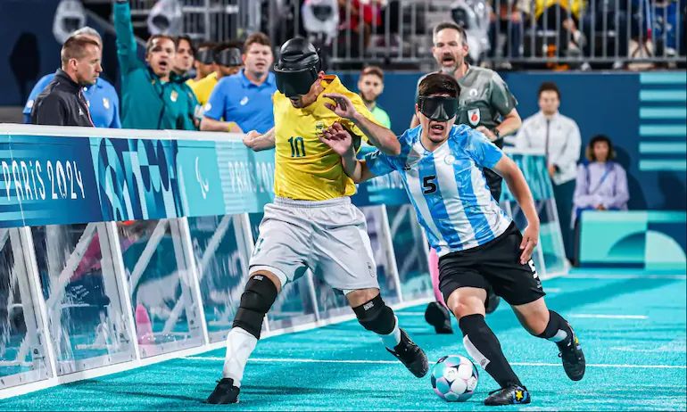 Futebol de cegos fica fora da final pela primeira vez na história