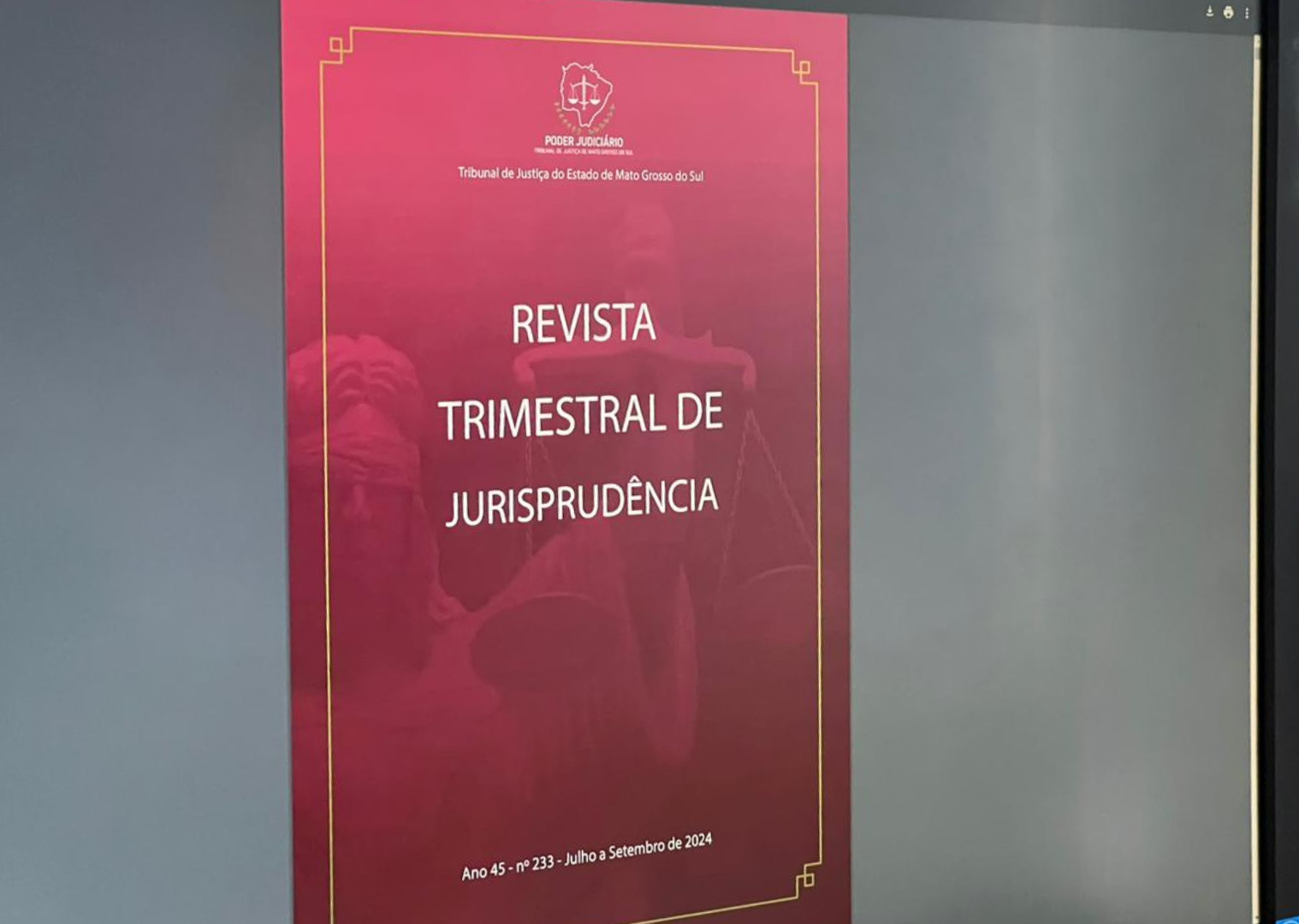 Nova edição da Revista Trimestral de Jurisprudência está disponível