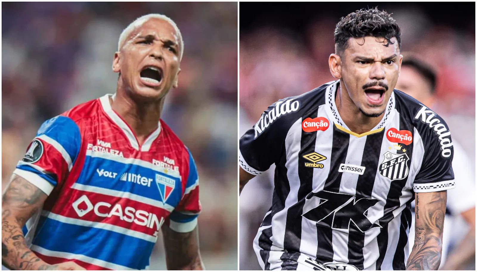 Fortaleza e Santos se encaram no Brasileirão na luta para sair da zona de rebaixamento