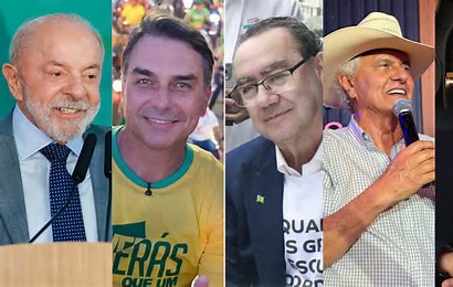 Lula em NY e Flávio Bolsonaro em RN; confira a agenda dos candidatos nesta segunda-feira (21)