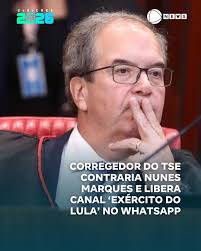 Corregedor do TSE contraria Nunes Marques e libera canal ‘Exército do Lula’ no WhatsApp